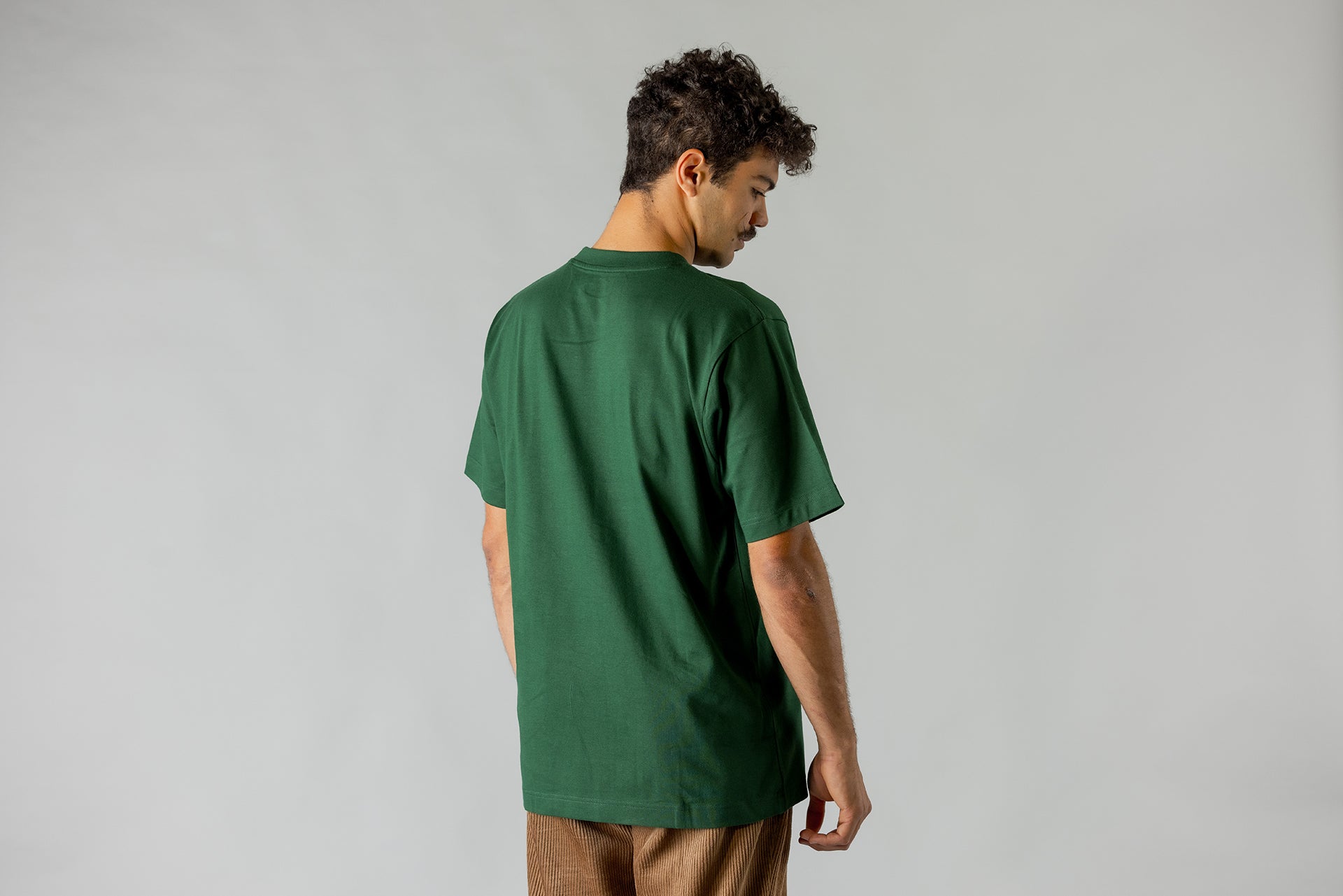 Crew T-Shirt, Forest Green