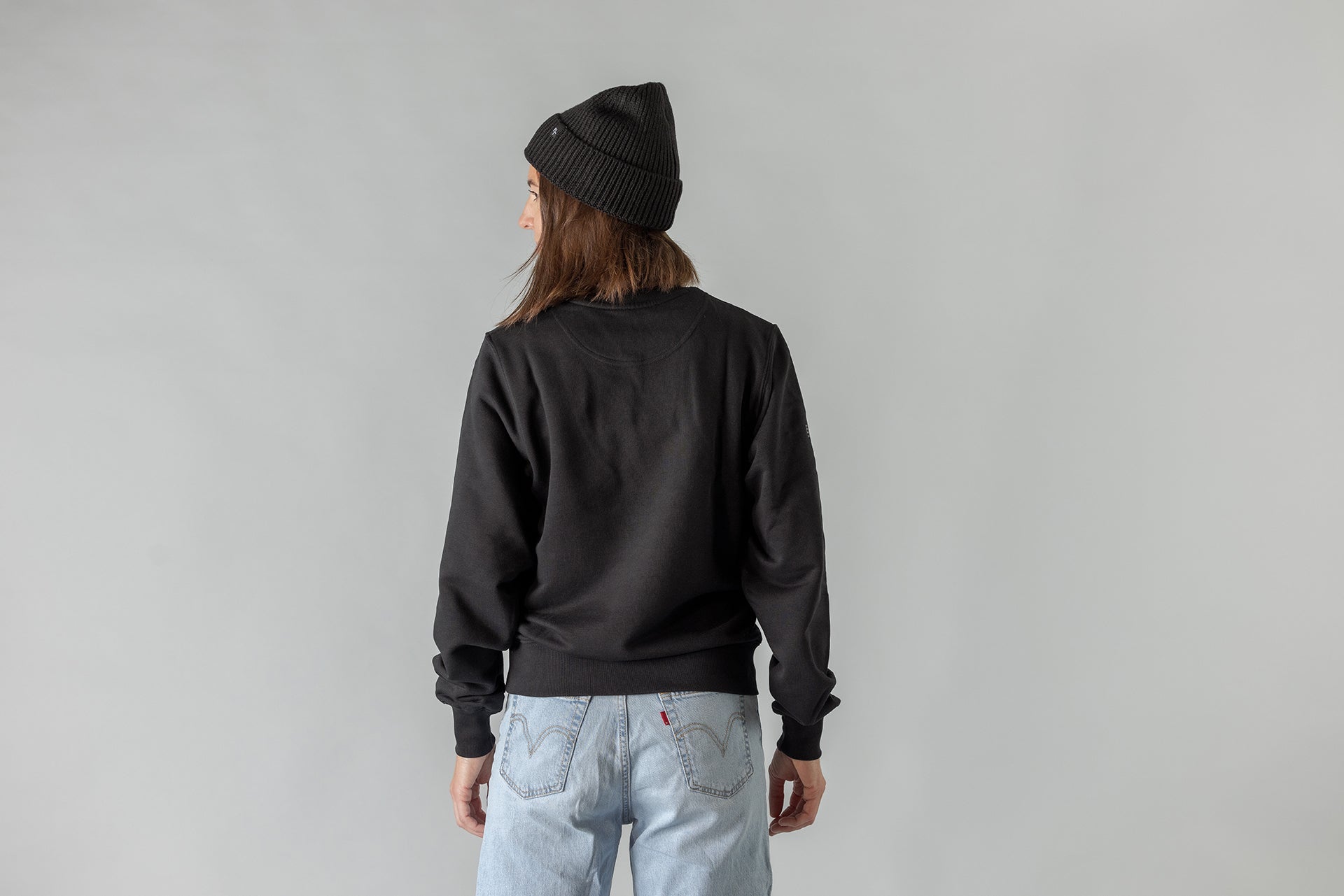 Crew Sweater, Black