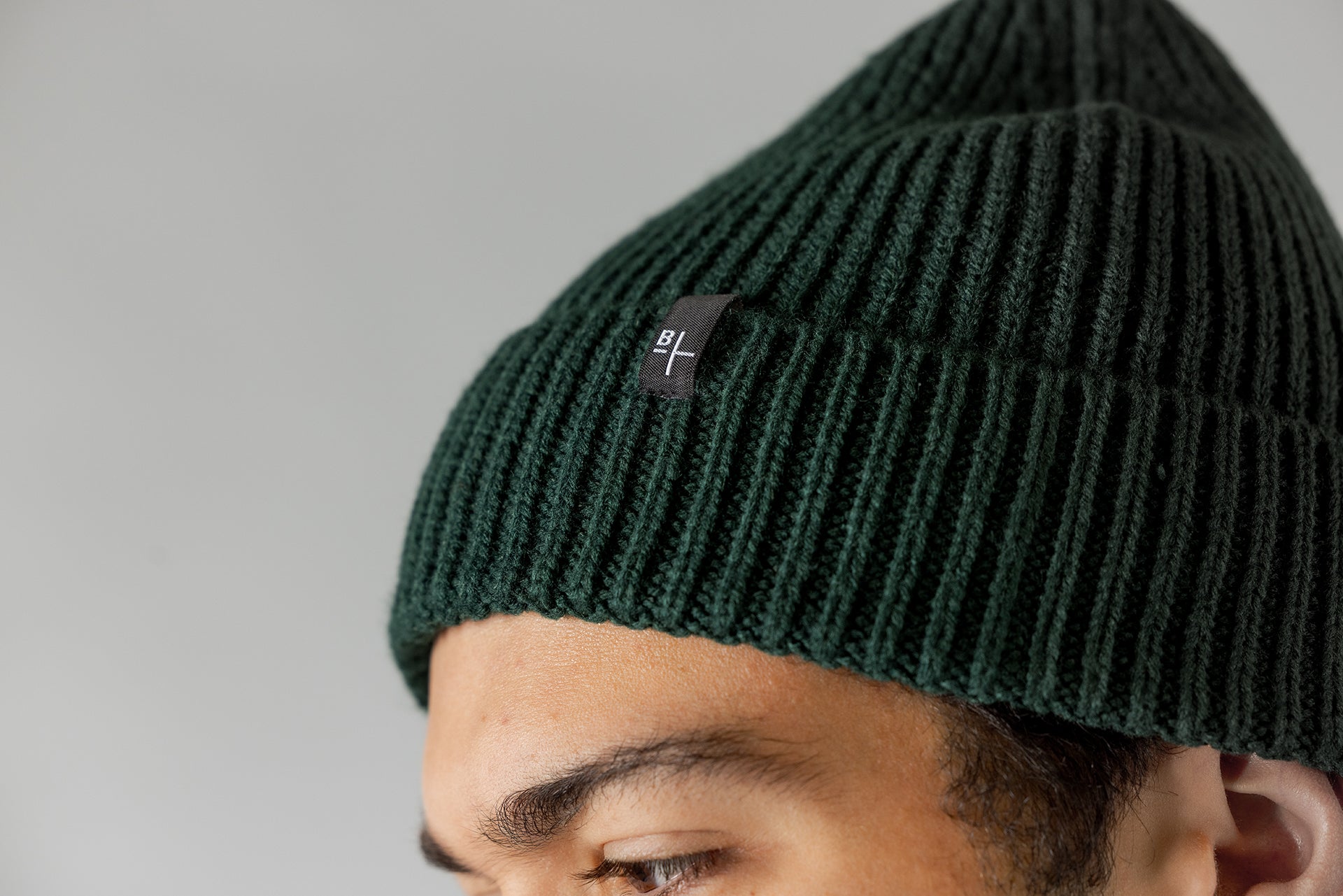 Crew Beanie, Dark Green