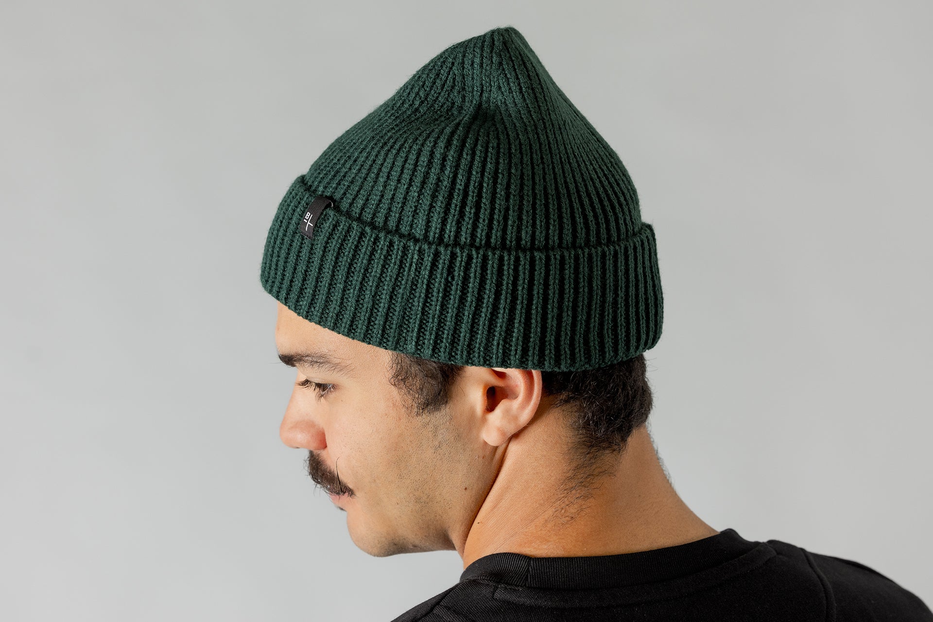 Crew Beanie, Dark Green